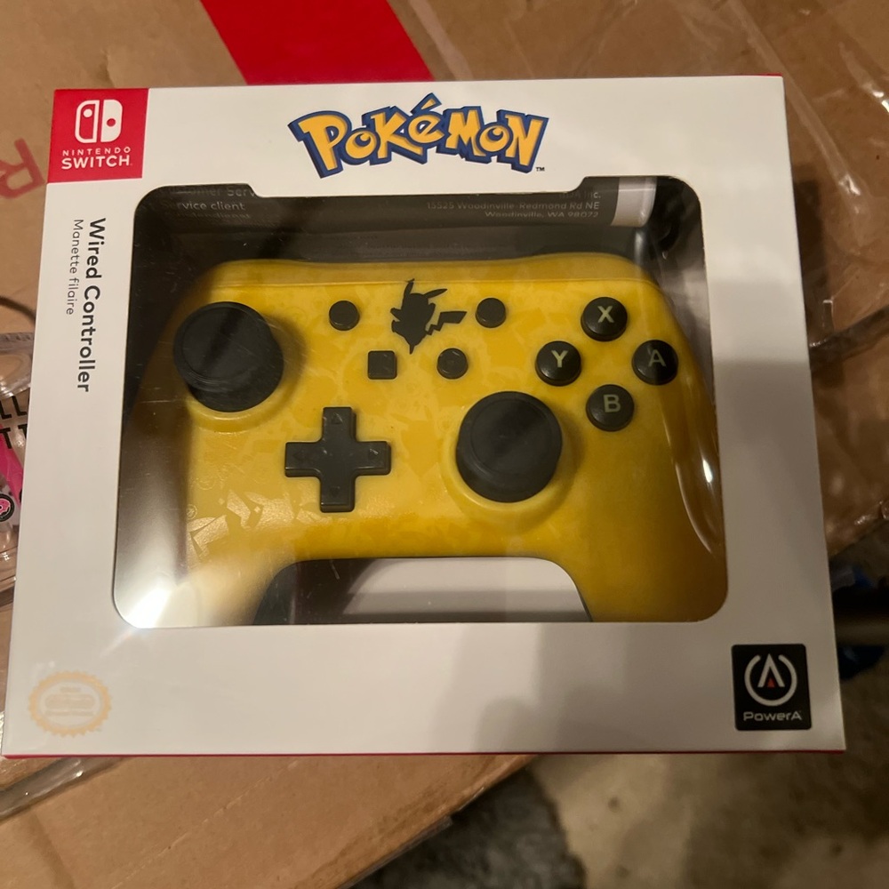 PowerA Pokémon Pikachu Wired Controller for Nintendo Switch - Yellow